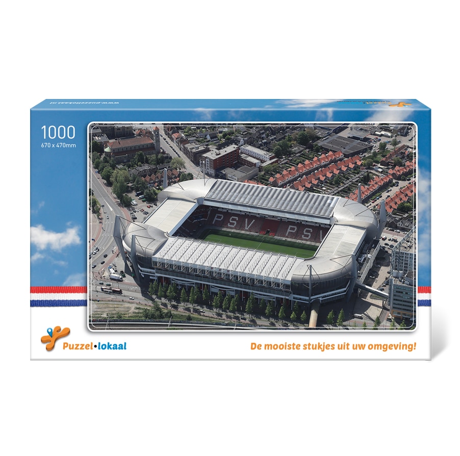 rijst Rond en rond fluctueren Eindhoven PSV stadion van boven 11 – PuzzelLokaal.nl